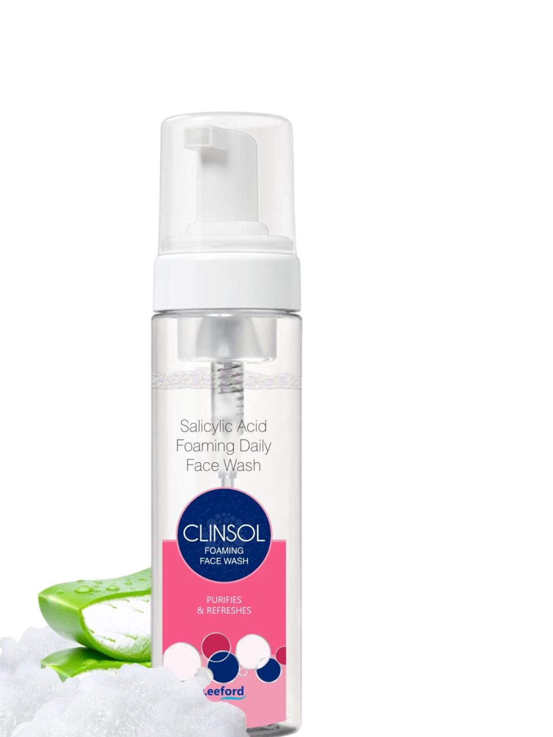 Leeford Clinsol Salicylic Acid Foaming Daily Face Wash - 60 ml-picture-28