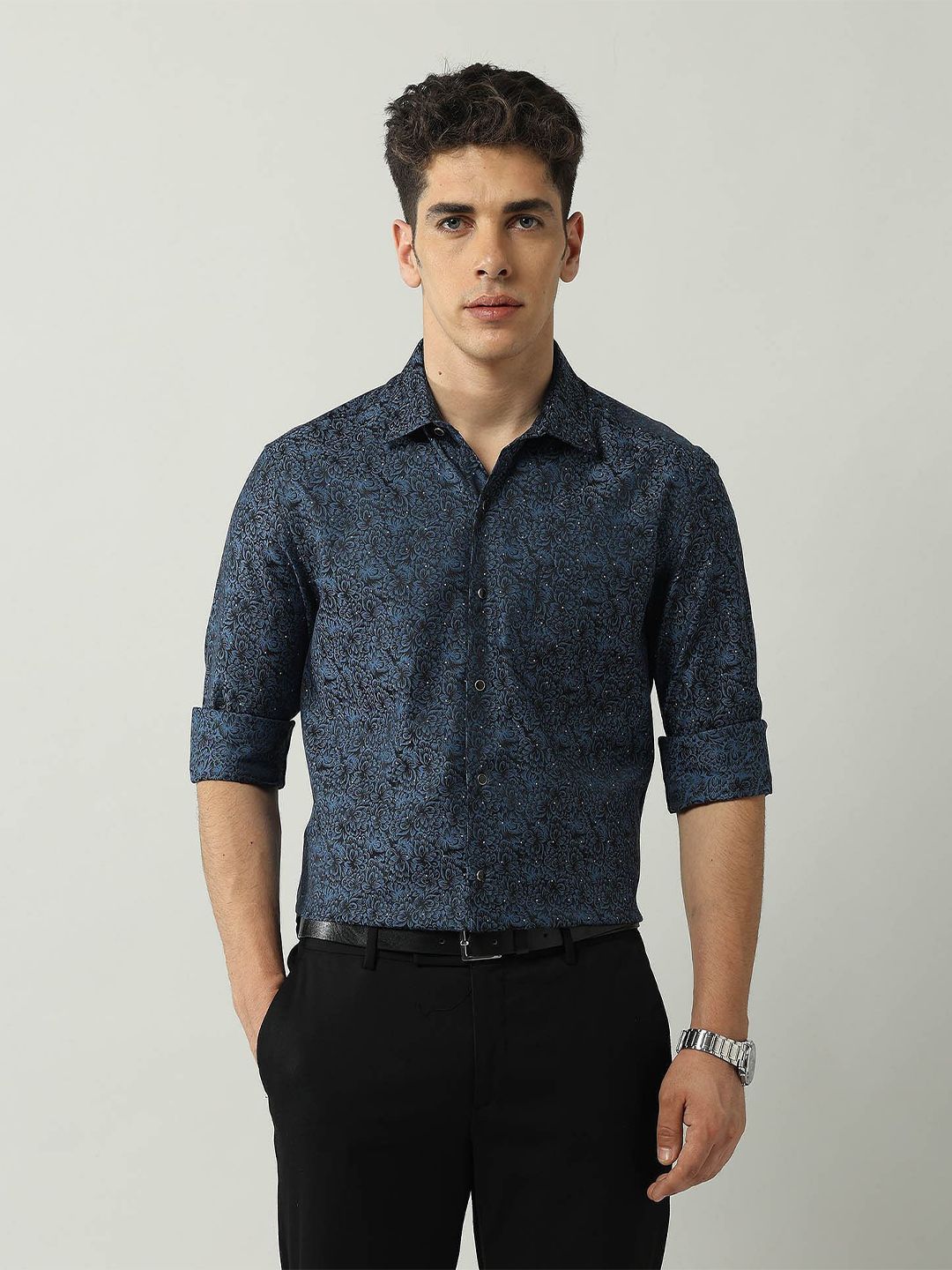 AD By Arvind Men Classic Opaque Printed Casual Shirt-picture-18