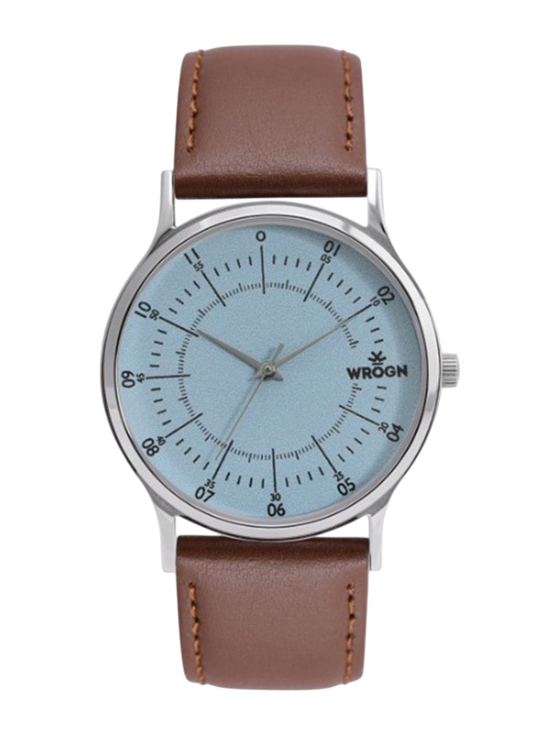 WROGN Men Dial & Leather Bracelet Style Straps Analogue Watch WRNWJ25 Set-41-picture-18