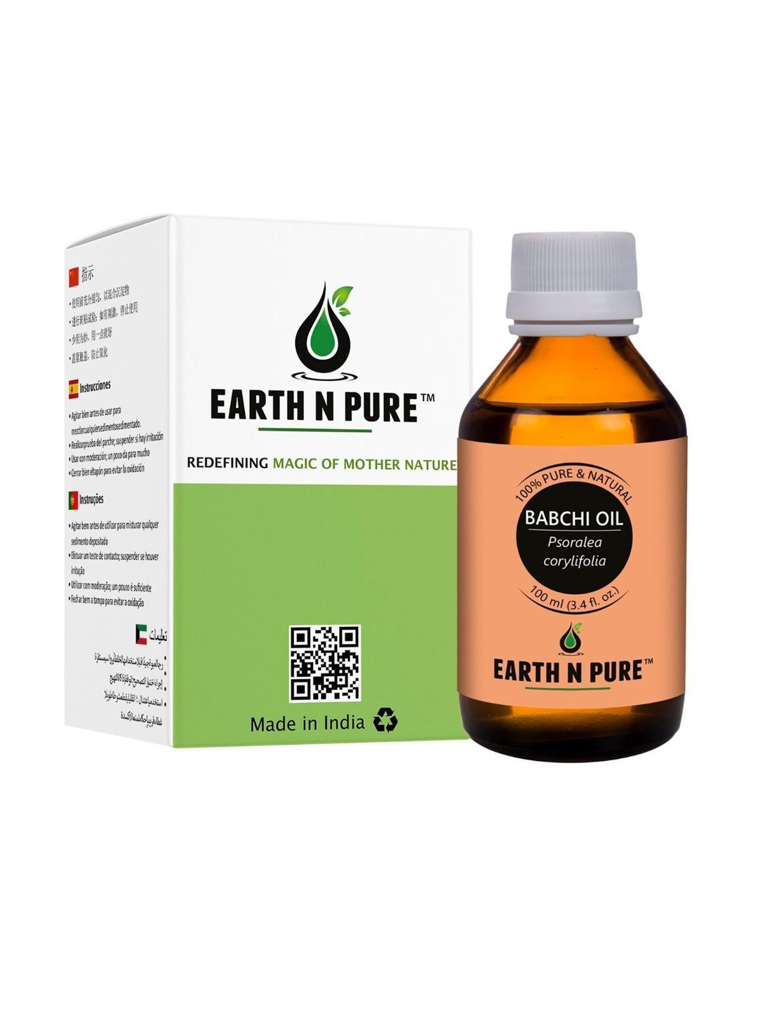 EARTH N PURE 100% Babchi Oil Natural & Therapeutic Grade - 100 ml-picture-40