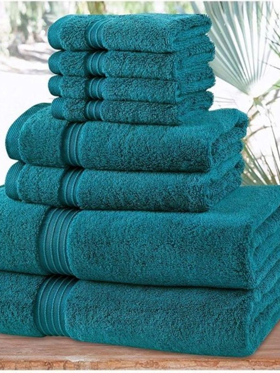Status Navy Blue 3 Pieces Pure Cotton 550 GSM Towel Set-image-48