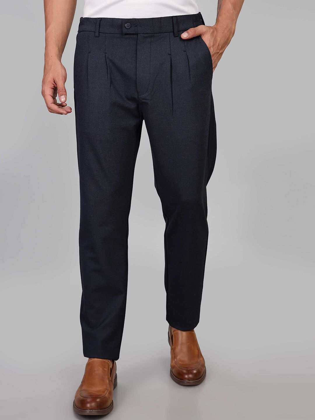 Mast & Harbour Men Loose Fit Trousers-picture-33