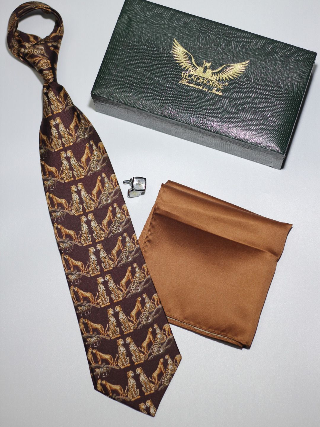 BLAQHORSE Men Printed Accessory Gift Set-picture-42