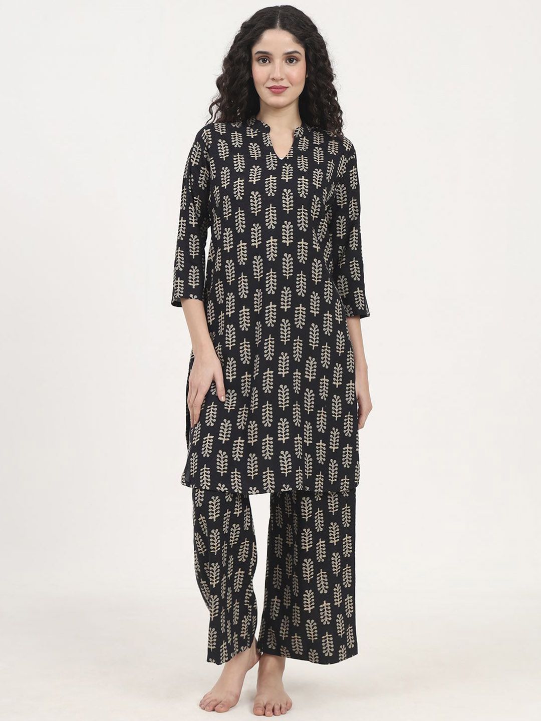KALINI Women Printed Night suit-picture-22