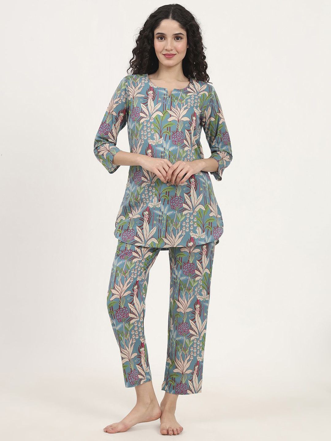 KALINI Women Printed Night suit-picture-23