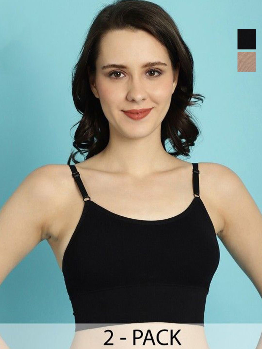 Taslar Pack Of 2 Full Coverage Rapid-Dry T-shirt Bra-picture-21