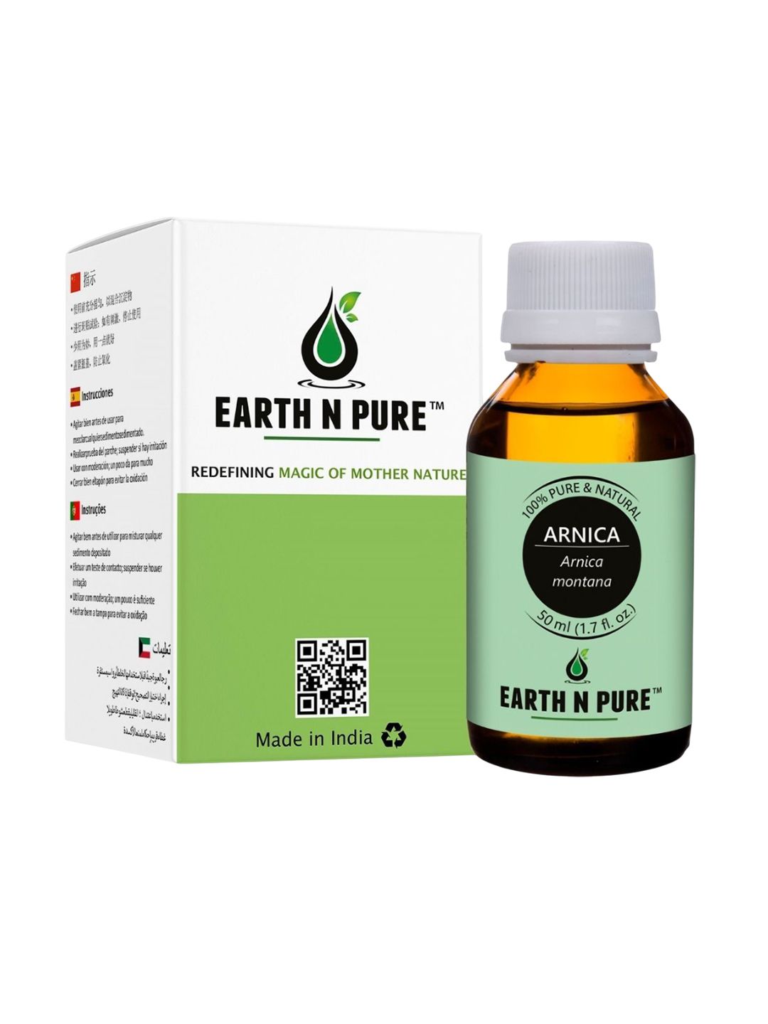 EARTH N PURE Arnica Oil Natural & Therapeutic Grade - 50 ml-picture-26