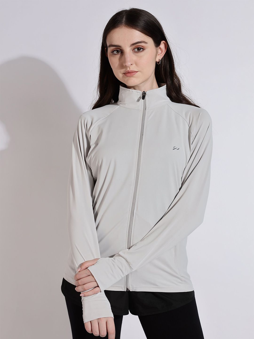 BLUE TYGA Women Solid Lightweight Bomber Jacket