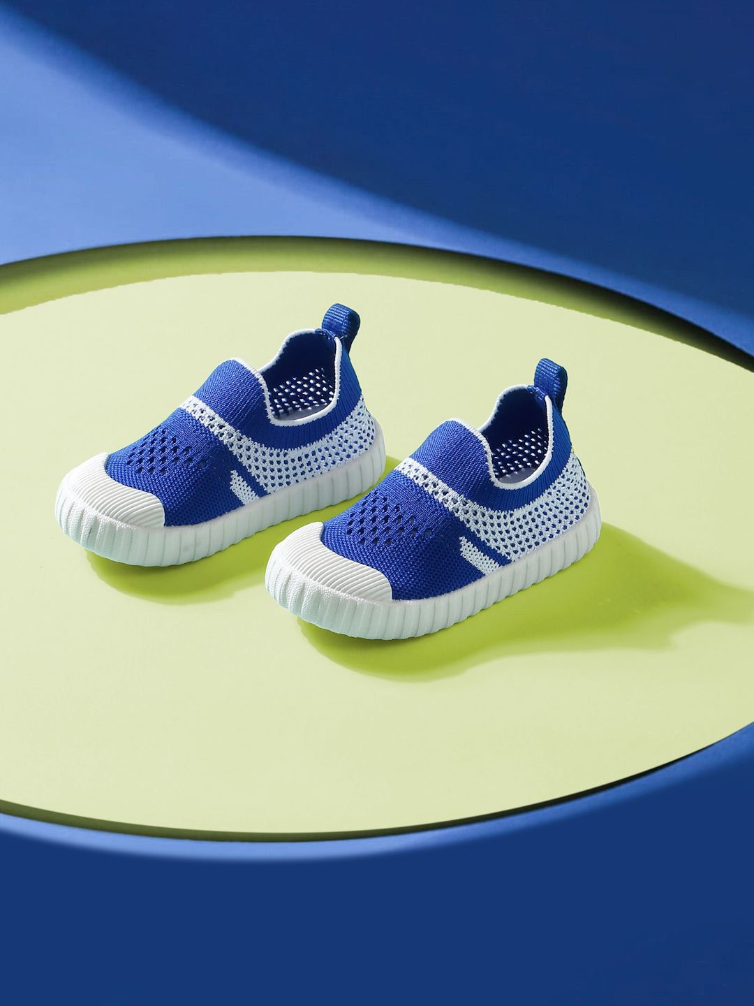 ONYC Unisex Kids Woven Design PU Slip-On Sneakers-picture-17