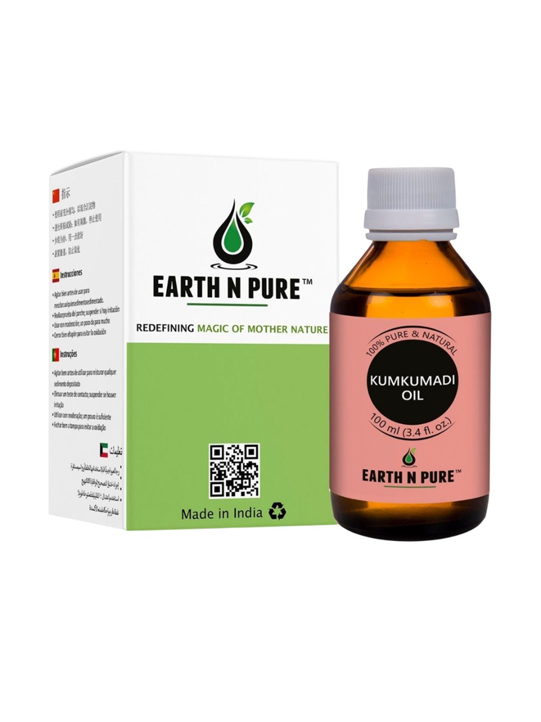 EARTH N PURE 100% Pure & Natural Brightens Skin Kumkumadi Oil - 100 ml-picture-11