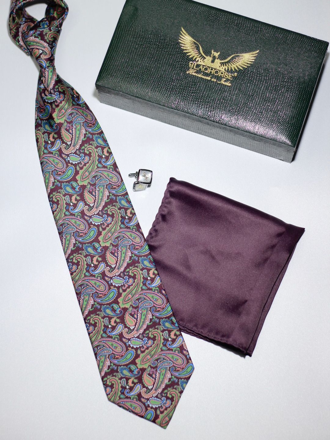BLAQHORSE Men Printed Accessory Gift Set-picture-24