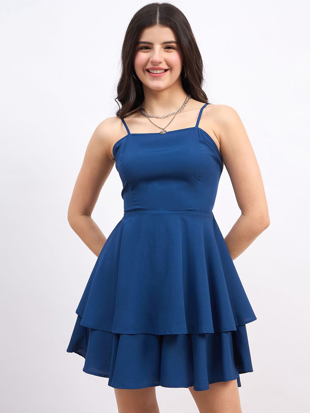 Berrylush Women Shoulder Straps Layered Jumpsuit-picture-34