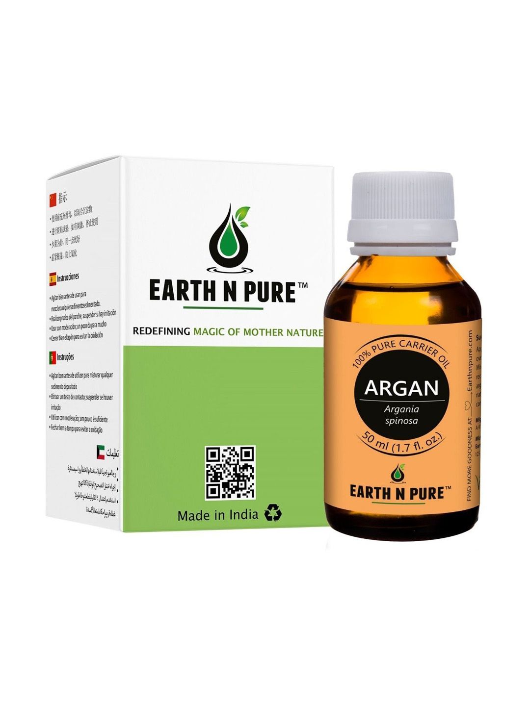 EARTH N PURE 100% Pure & Natural Hair Growth Carrier Argan Oil - 50 ml-picture-26