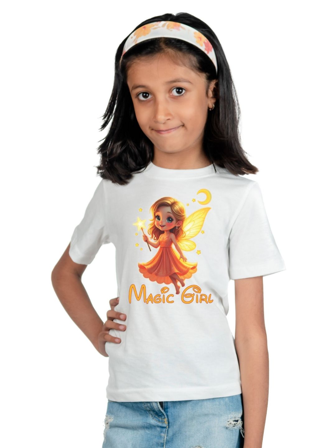 BAESD Girls Graphic Printed Round Neck Cotton T-shirt-picture-36