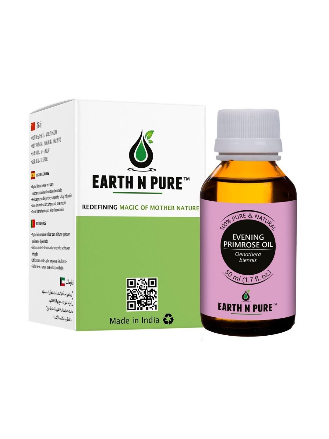 EARTH N PURE Evening Primrose Oil Natural & Therapeutic Grade - 50 ml-picture-31