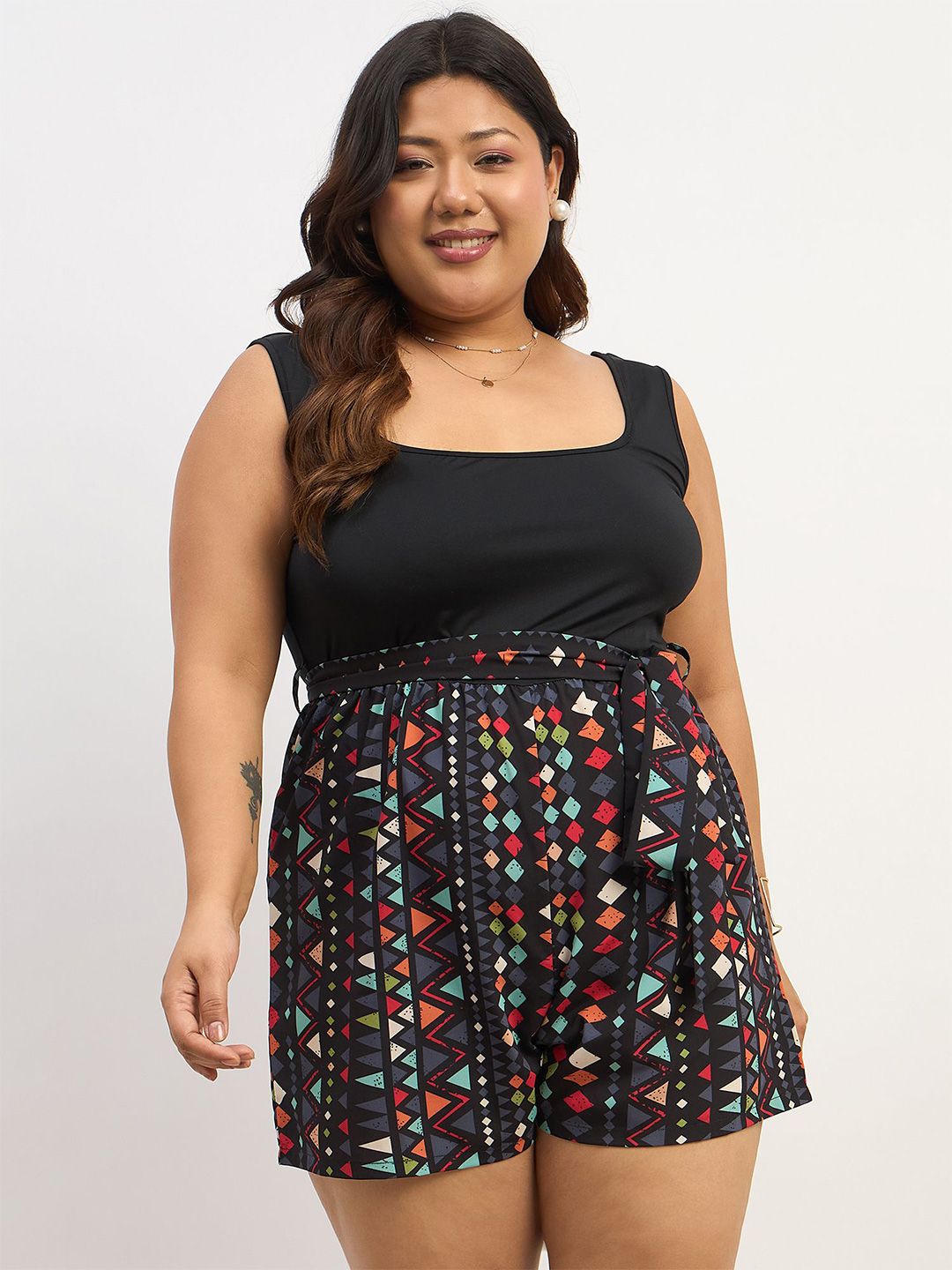 Berrylush Curve Printed Jumpsuit-picture-25