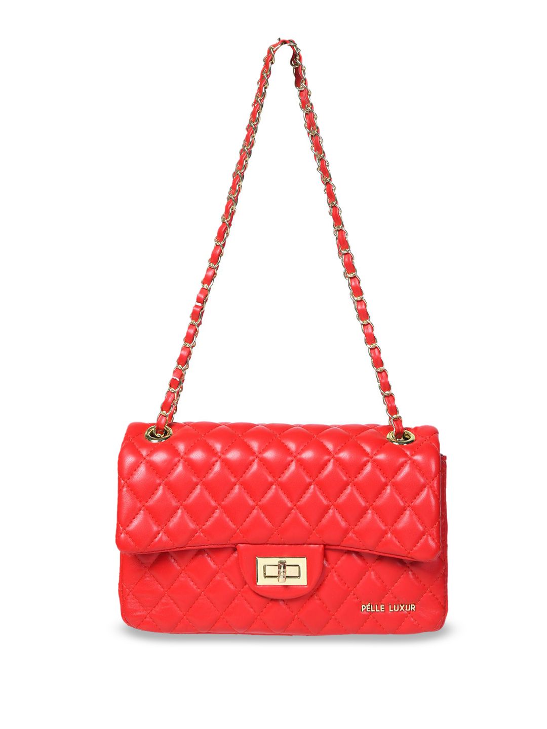 PELLE LUXUR Women Textured Structured Shoulder Bag-picture-17