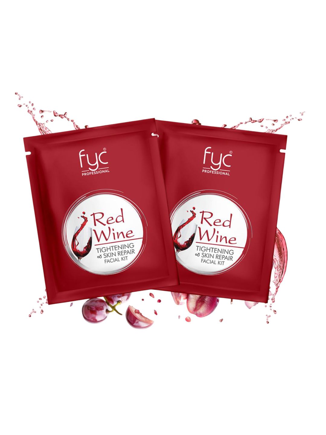 FYC Professional Set Of 2 Red Wine Facial Kit - 55 g Each-picture-32