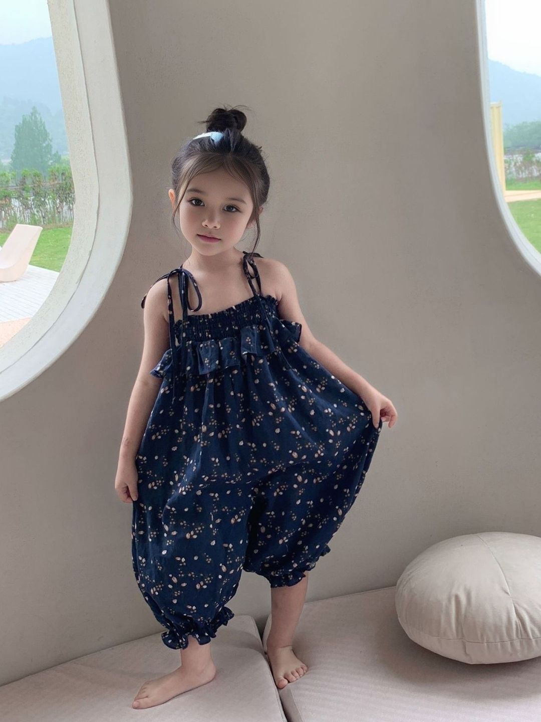 StyleCast x Revolte Girls Printed Basic Jumpsuit with Ruffles-picture-46