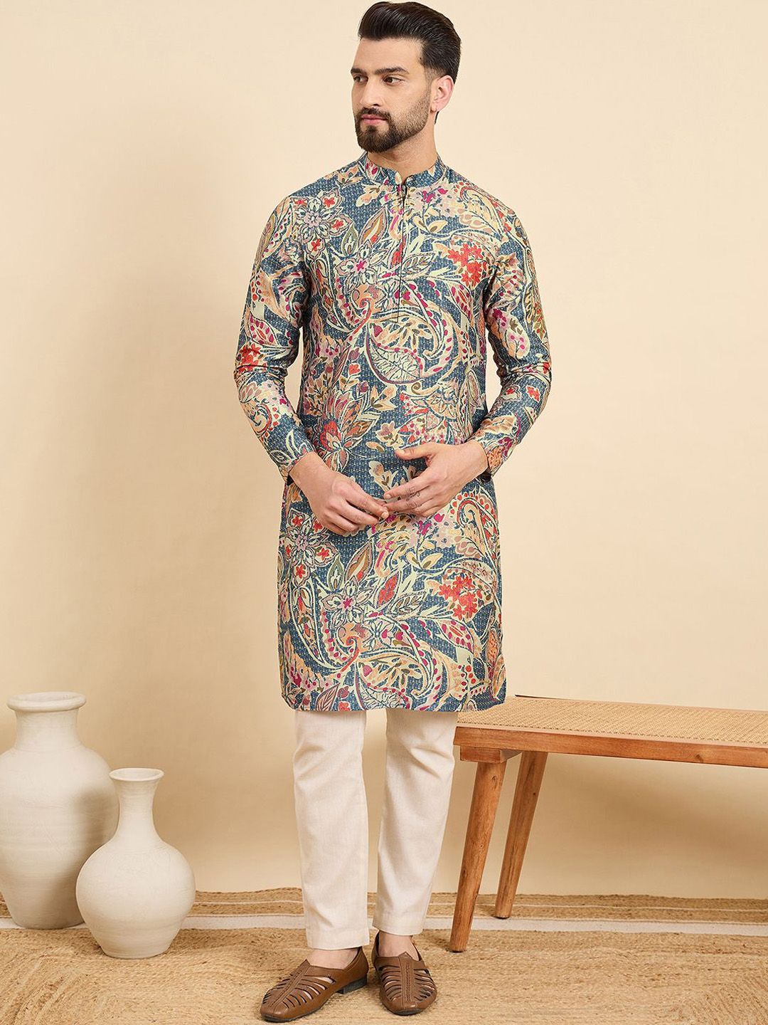 Sangria Printed Straight Kurta-picture-17