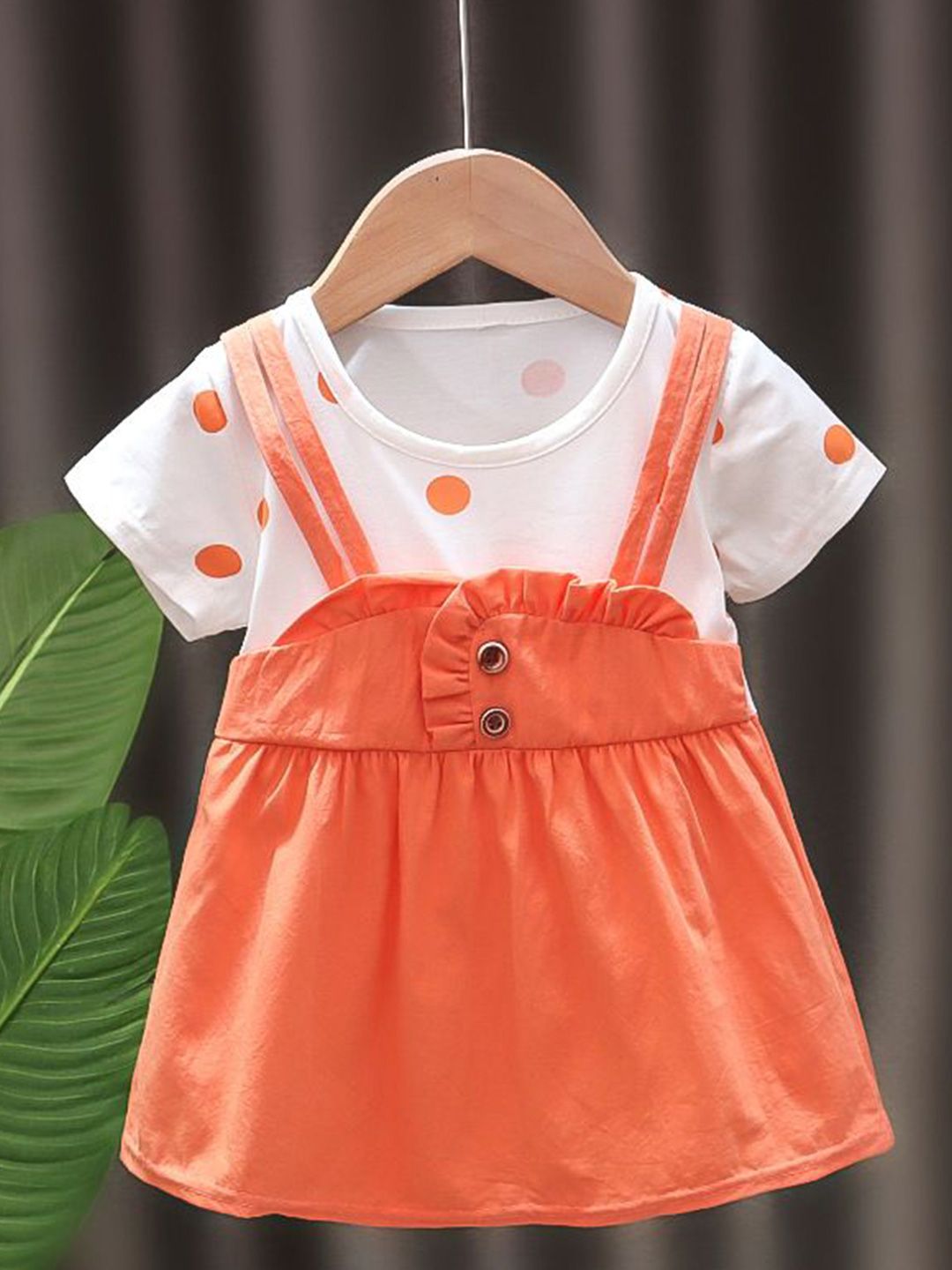 YK Girls Polka Dot Printed A-Line Dress-picture-28