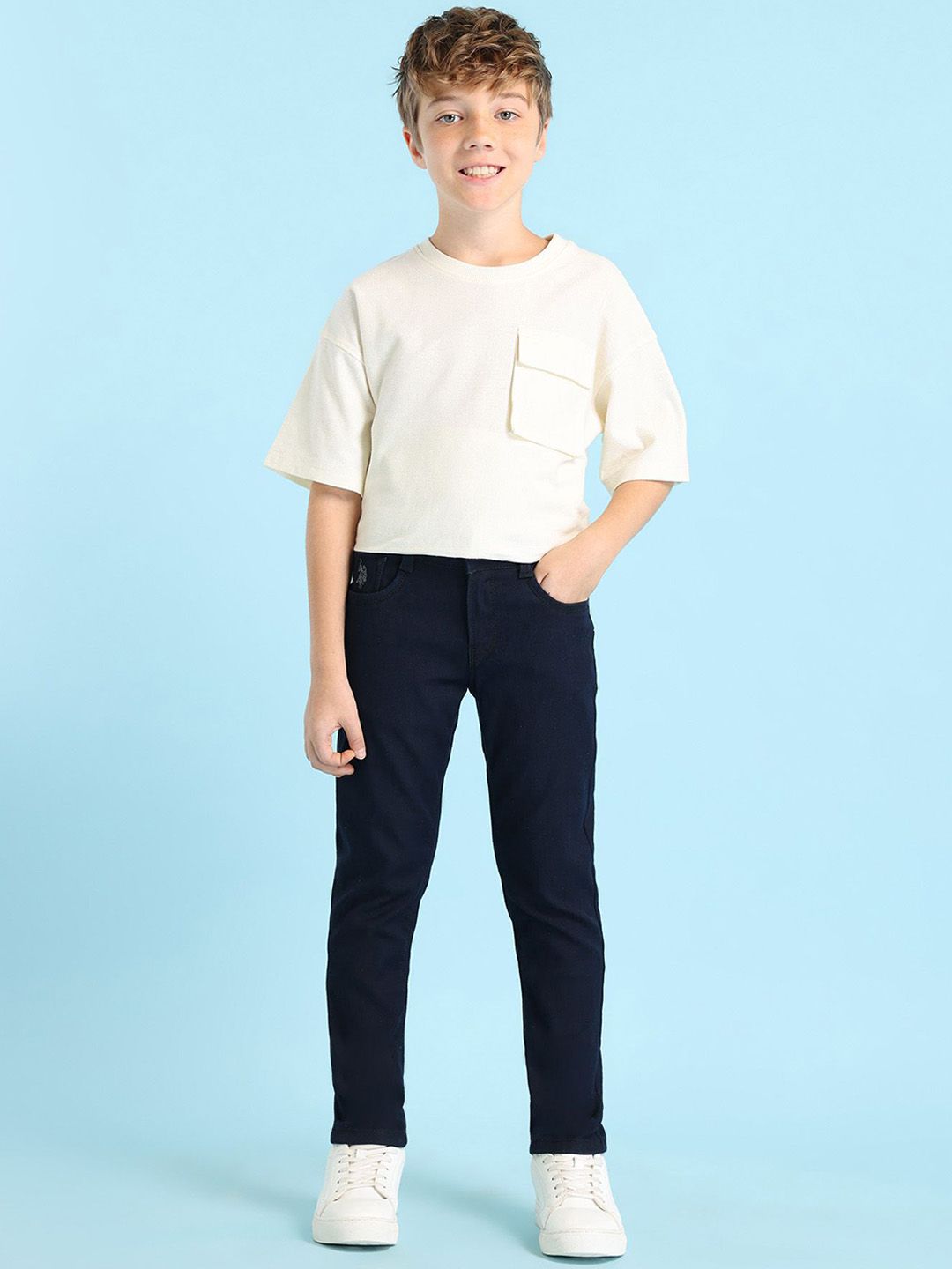 U.S. Polo Assn. Kids Boys Relaxed Fit Jeans-picture-32