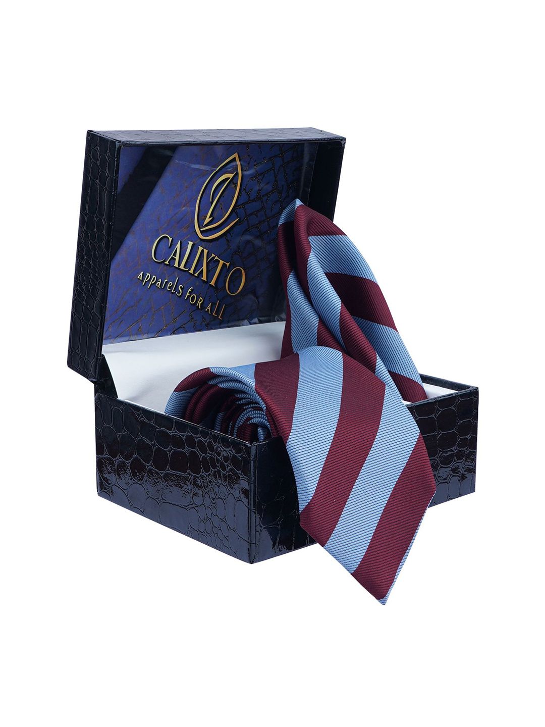 CALIXTO Men Set Of 2 Striped Accessory Gift Set-picture-57