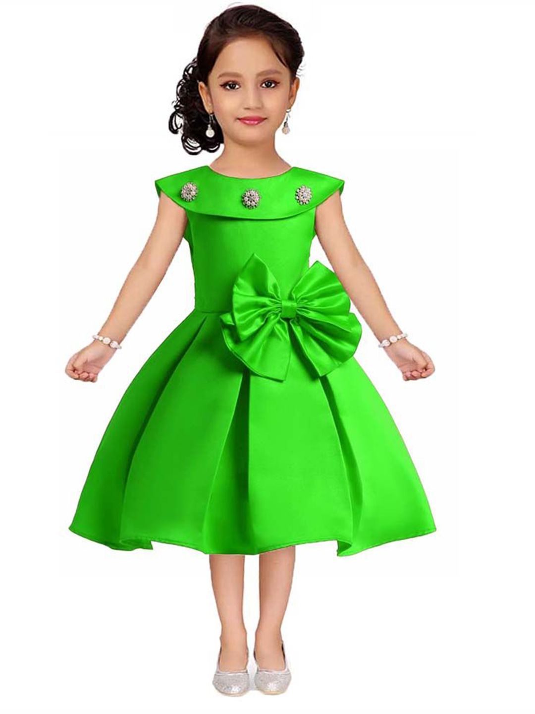 Wow Princess Satin A-Line Dress-picture-37