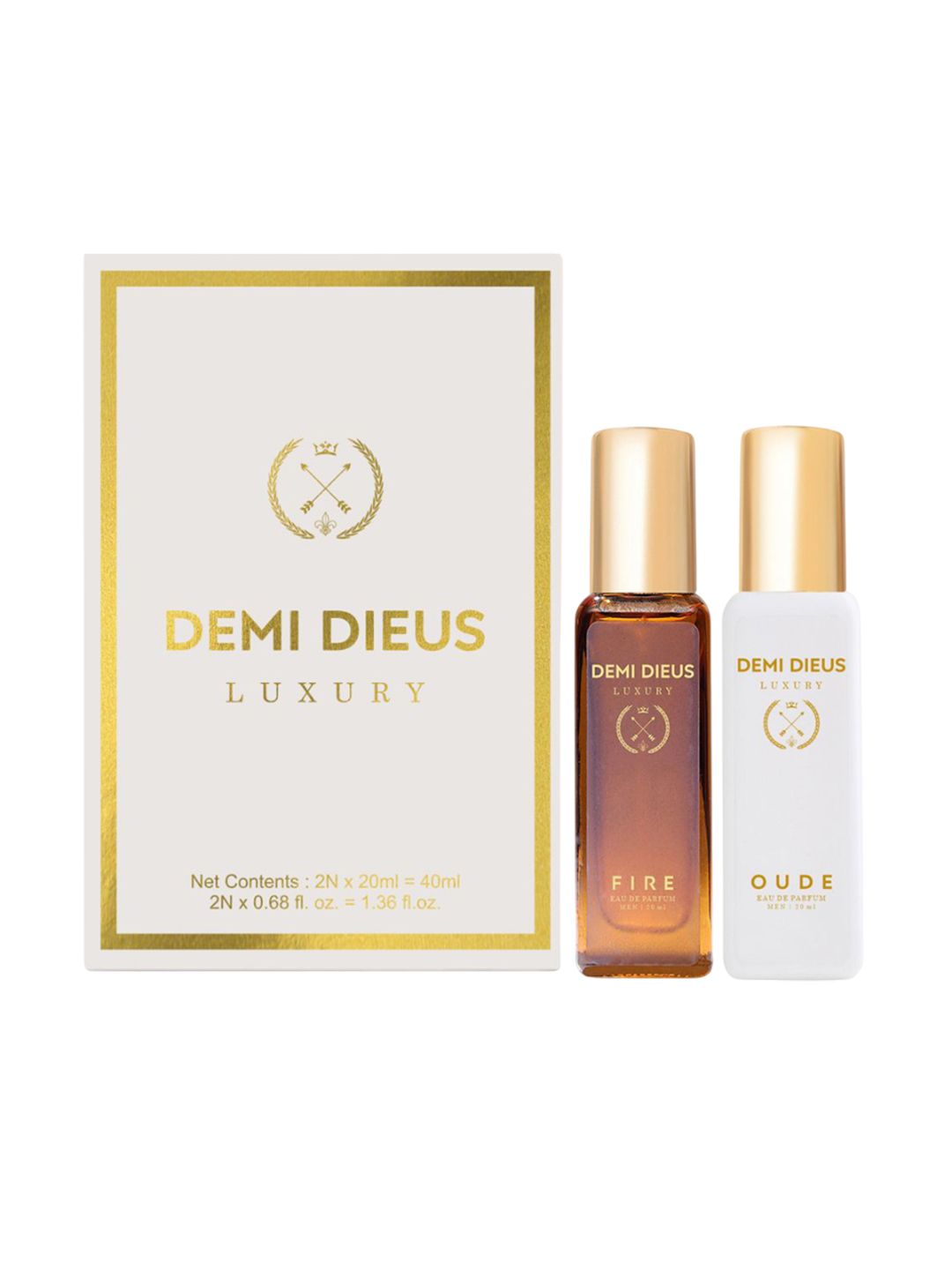DEMI DIEUS Set Of 2 Oud & Fire Long Lasting Eau de Parfum - 20 ml Each-image-3