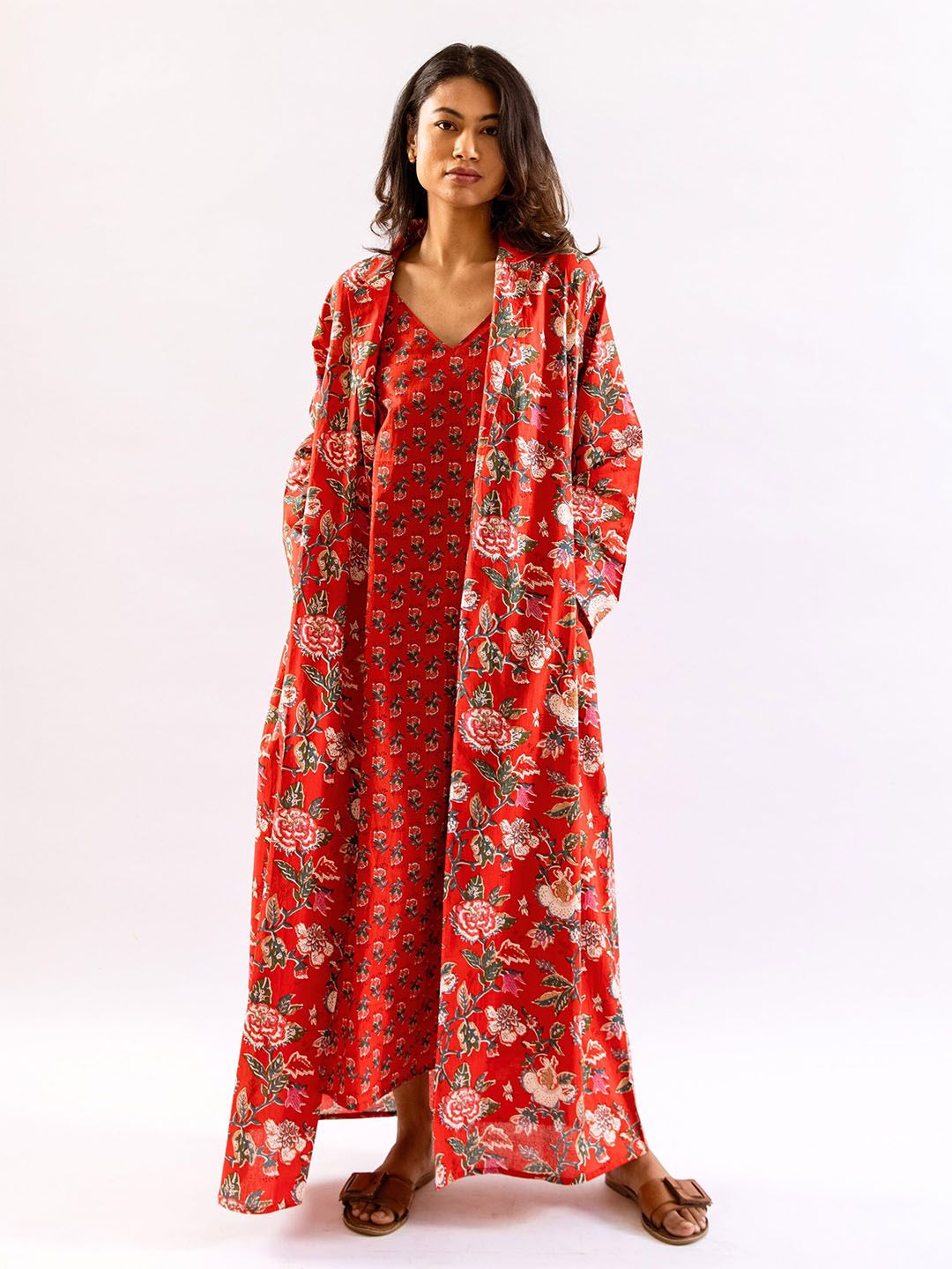 FEATHERS CLOSET Printed Nightdress-picture-14