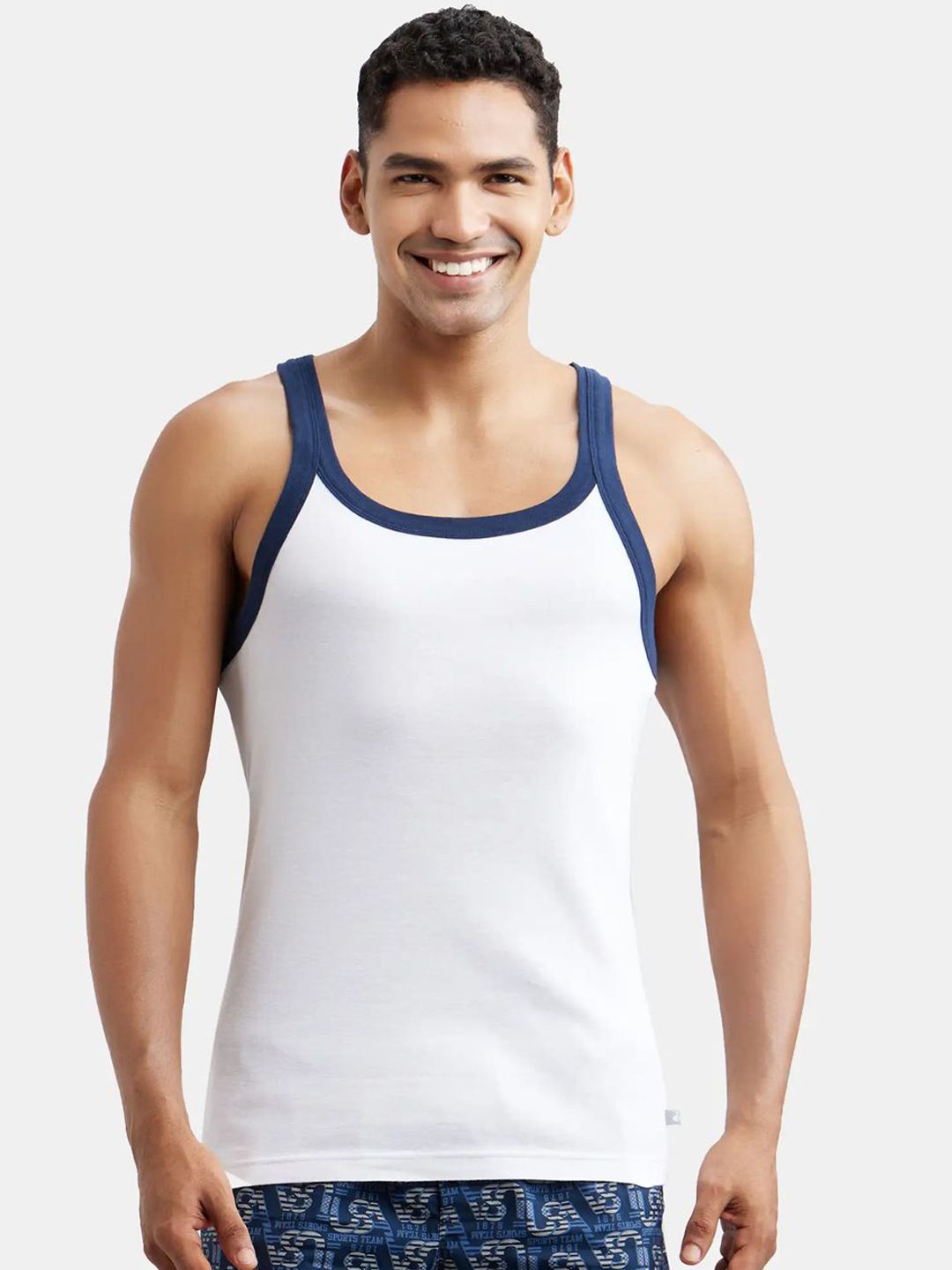 Jockey Men Scoop Neck Sleeveless Gym Vest-picture-53