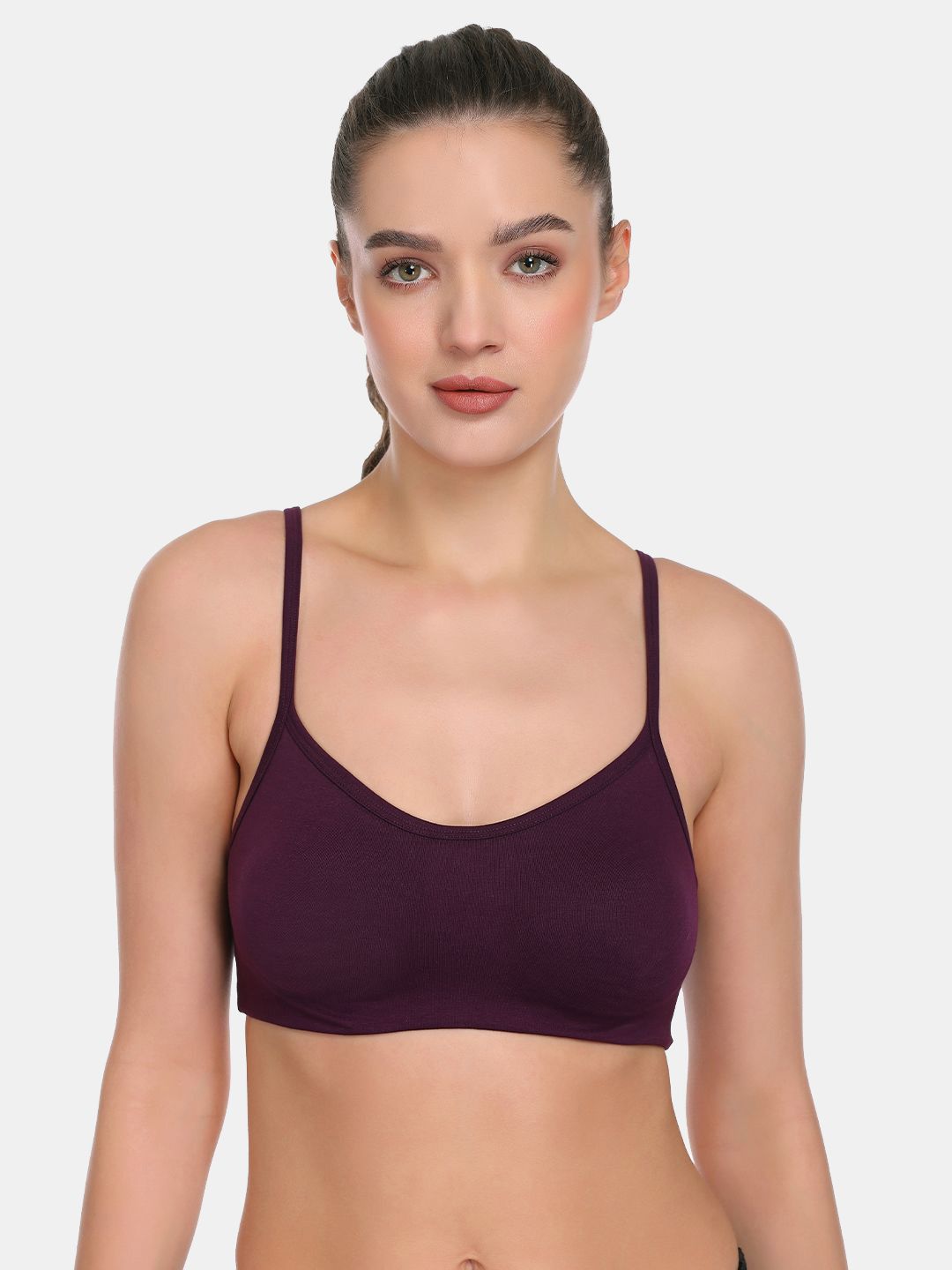 SKDREAMS Full Coverage Non Padded Seamless Training or Gym Shaper Sports Bra-picture-22