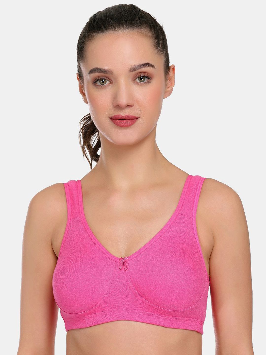 SKDREAMS Full Coverage Wireless & Non Padded Seamless Sports Bra-picture-10