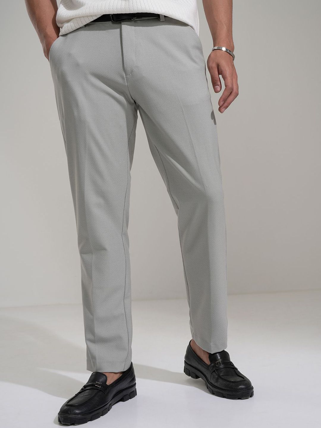 HIGHLANDER Men Comfort Slim Fit Trousers-picture-36