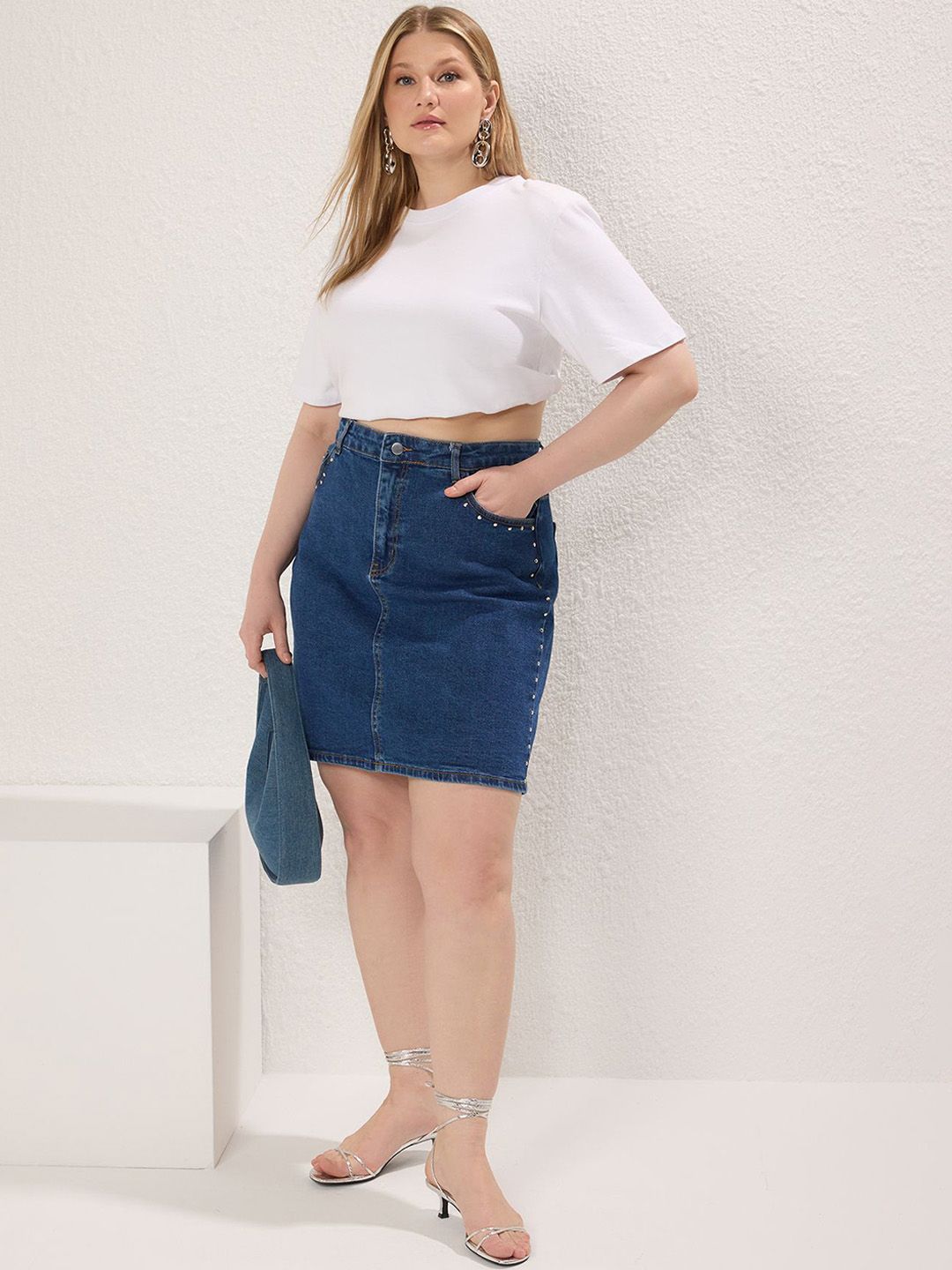 Trendyol Women A-Line Mini Skirt-picture-23