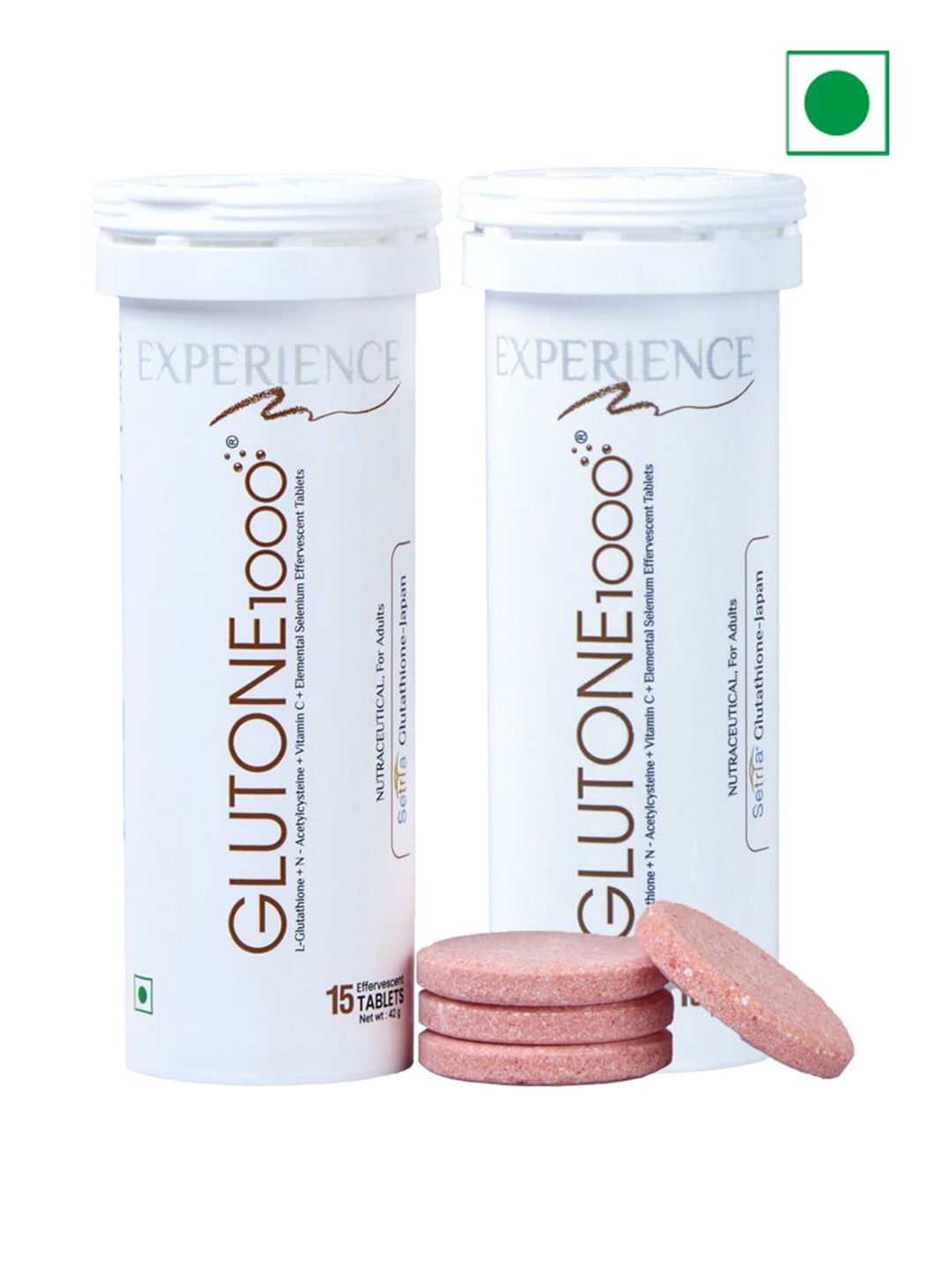 GLUTONE 1000 Set Of 2 Setria L-Glutathione Tablet With Vitamin C- 40Mg- 15 Tablets Each-picture-15