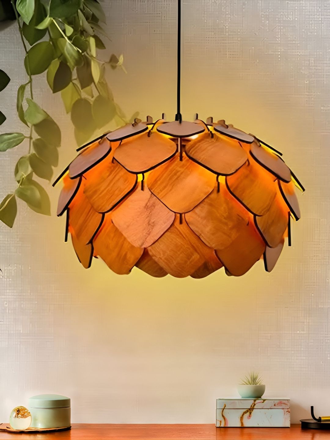 Homesake Brown & Black Ceiling Lamp-picture-37