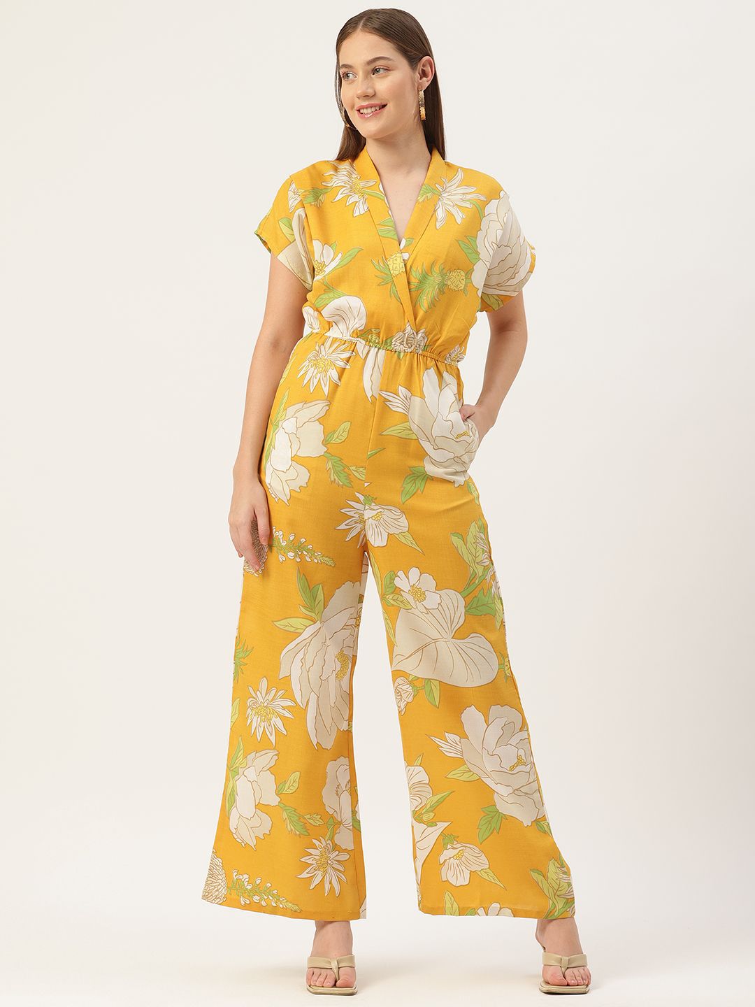Sleek Italia Women Printed Basic Jumpsuit