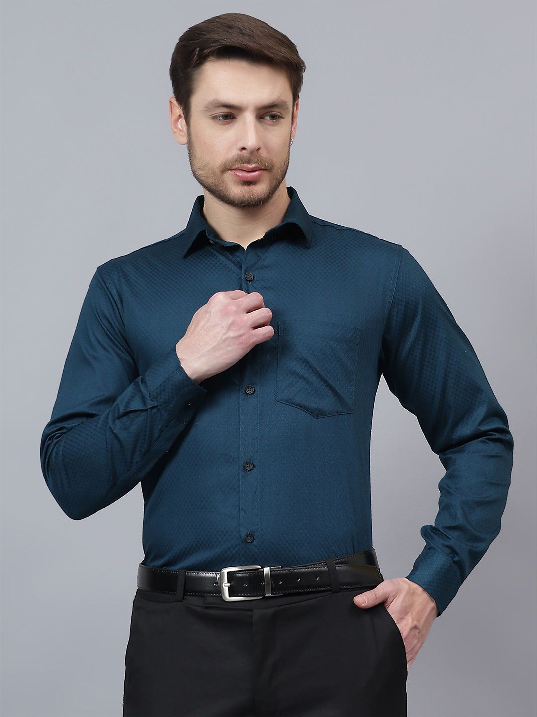 Yugnik Men Slim Fit Opaque Casual Shirt-picture-35