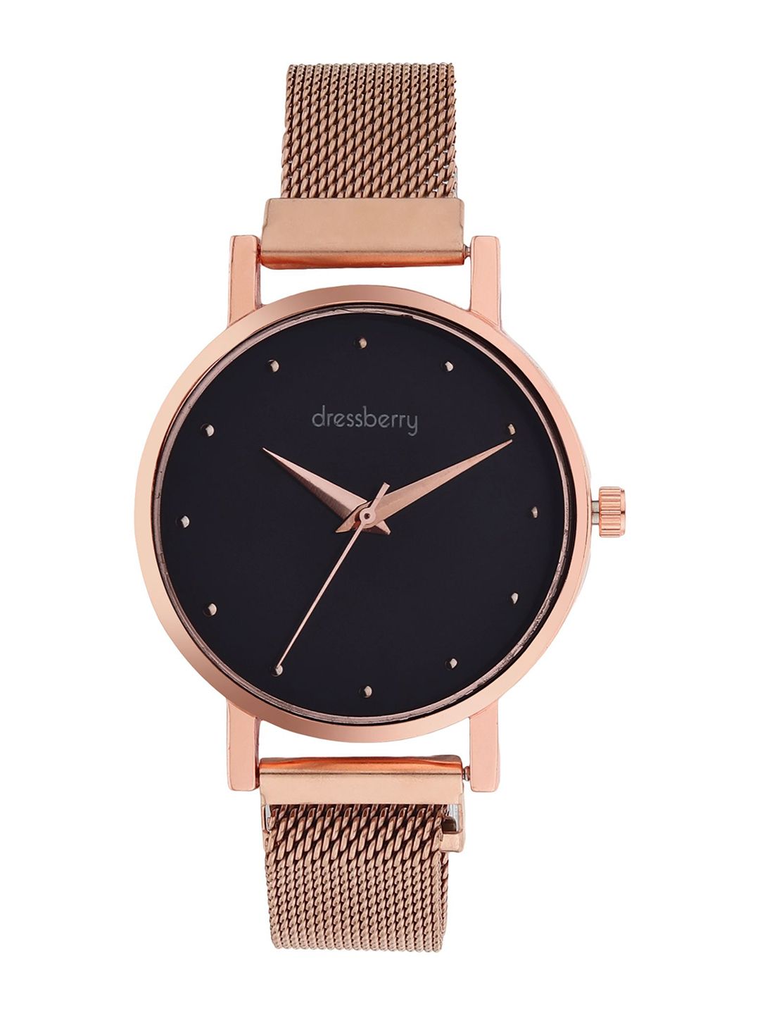 Dressberry Women Round Dial Bracelet Style Strap Analogue Watches Gift Set-picture-28