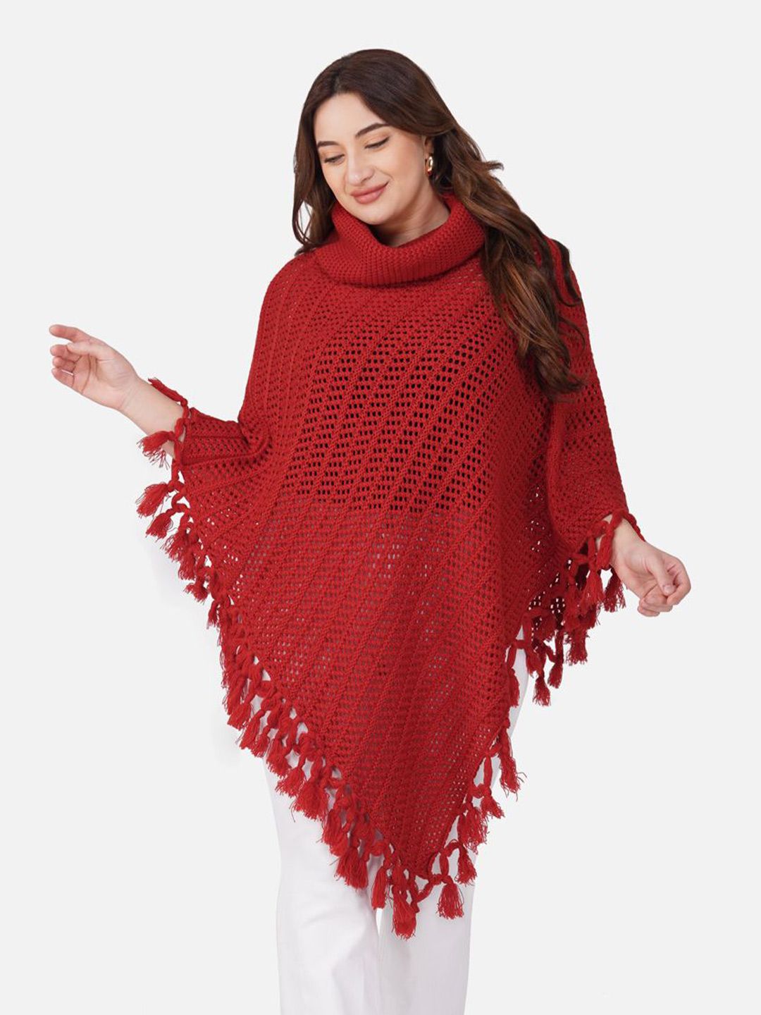 Sztori Women Plus Size Poncho Sweaters-picture-31