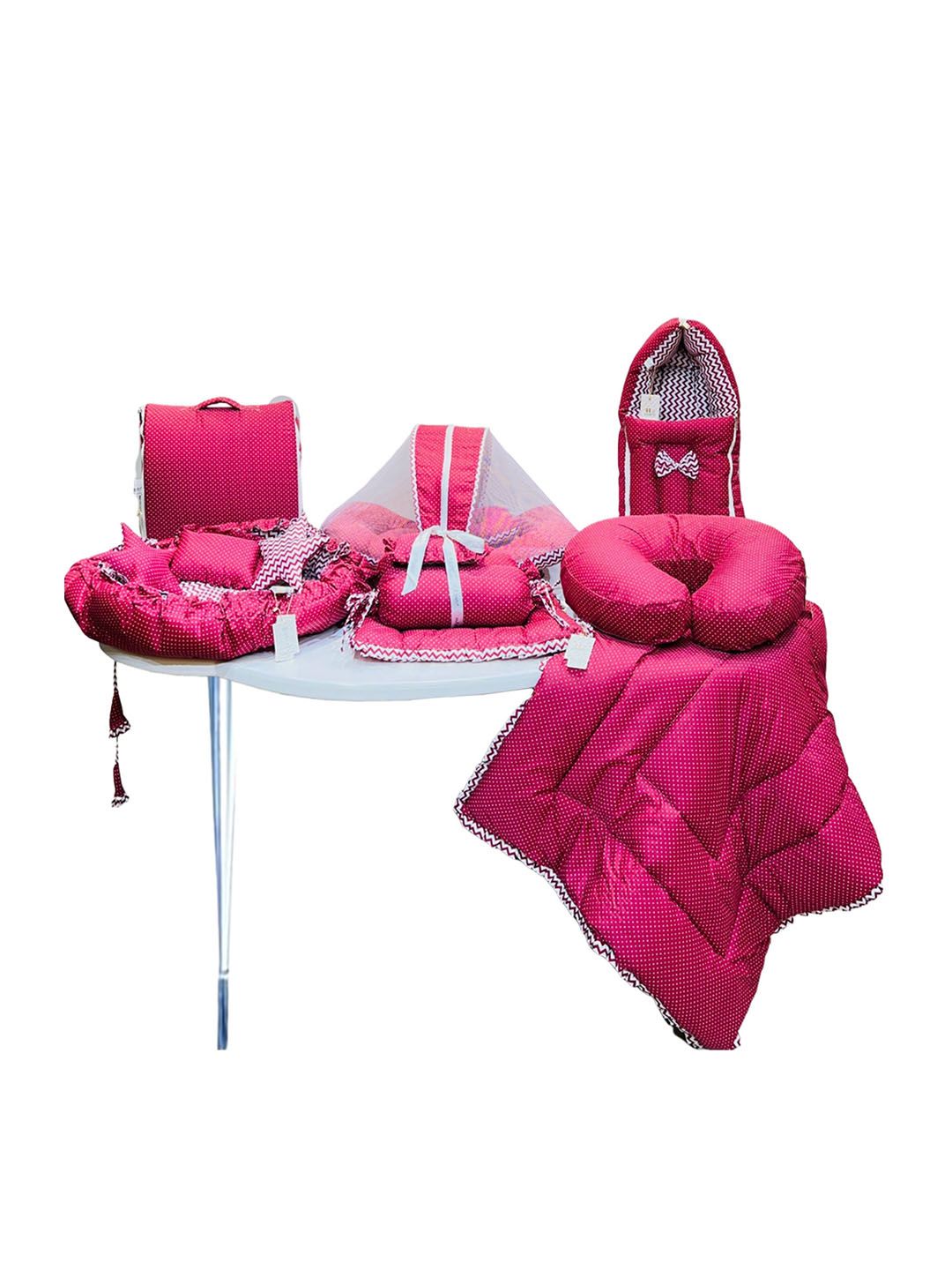 Fareto Infants Printed Cotton Baby Bed Set-image-0
