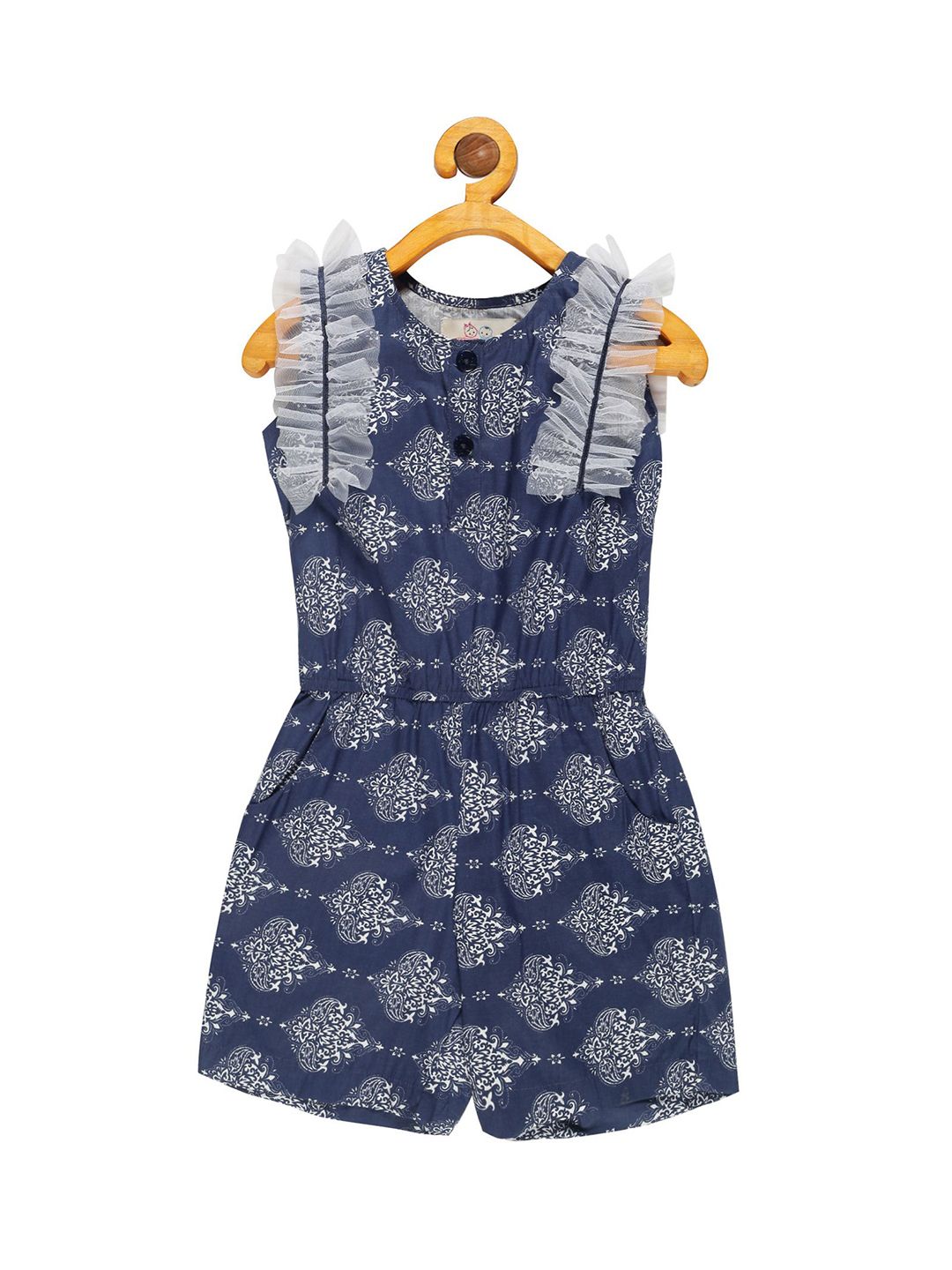 YOUNG BIRDS Girls Printed Playsuit-image-49