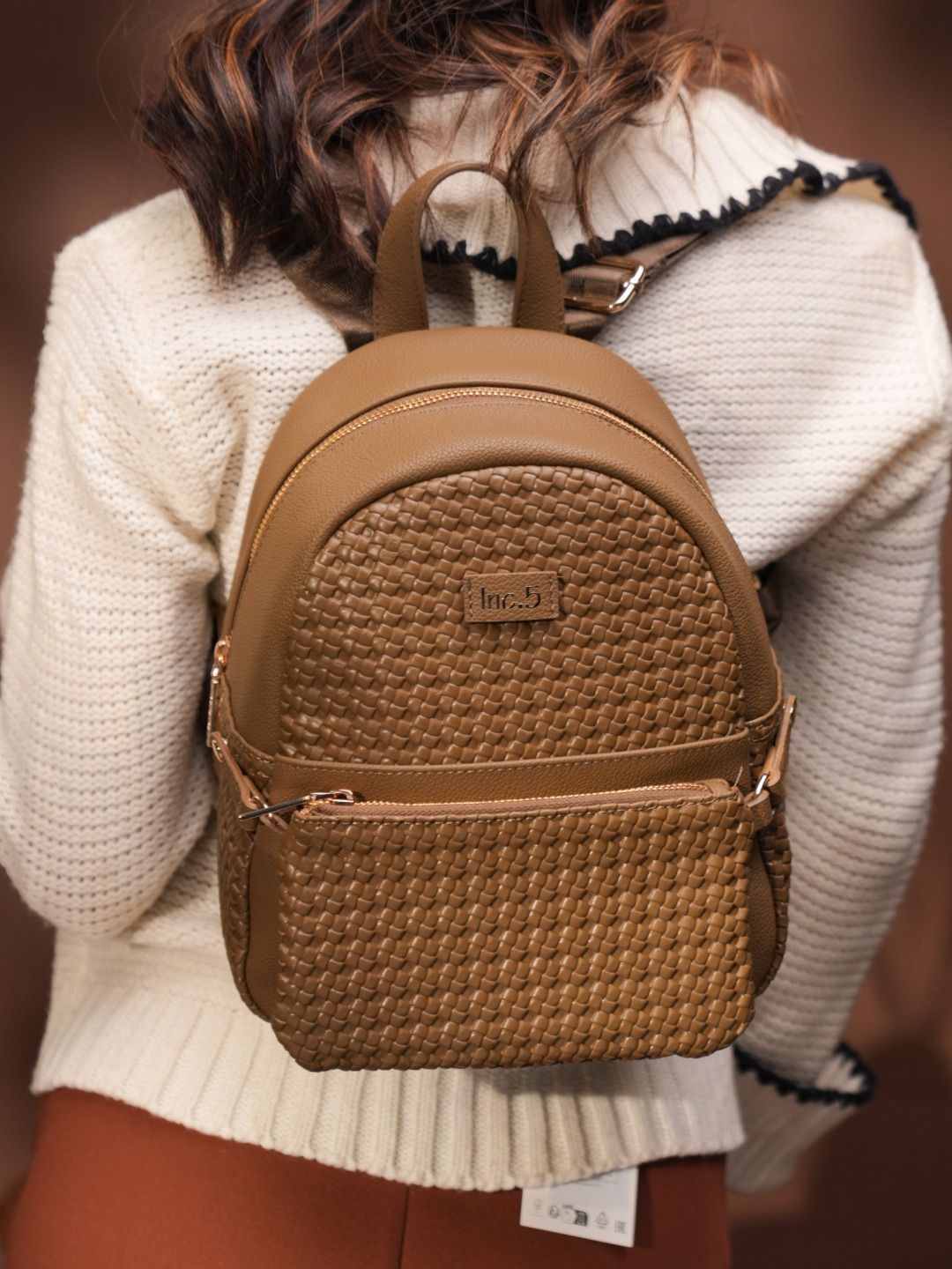 Inc 5 Women Textured Backpack-picture-50