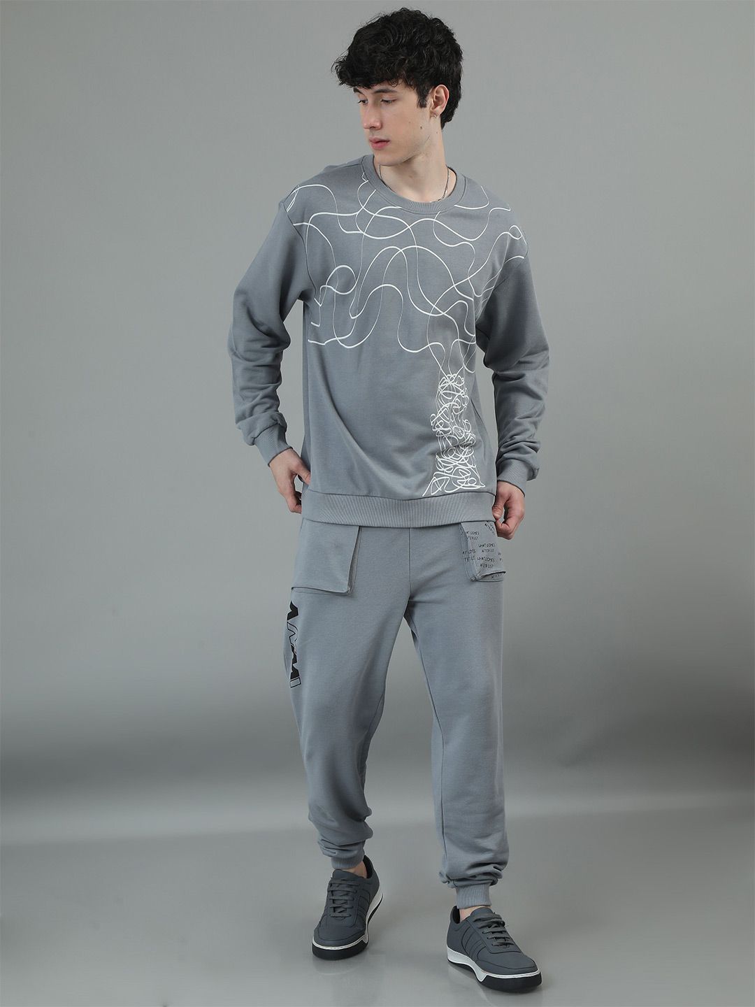 ANML Men Printed Round Neck Sweatshirt-image-34