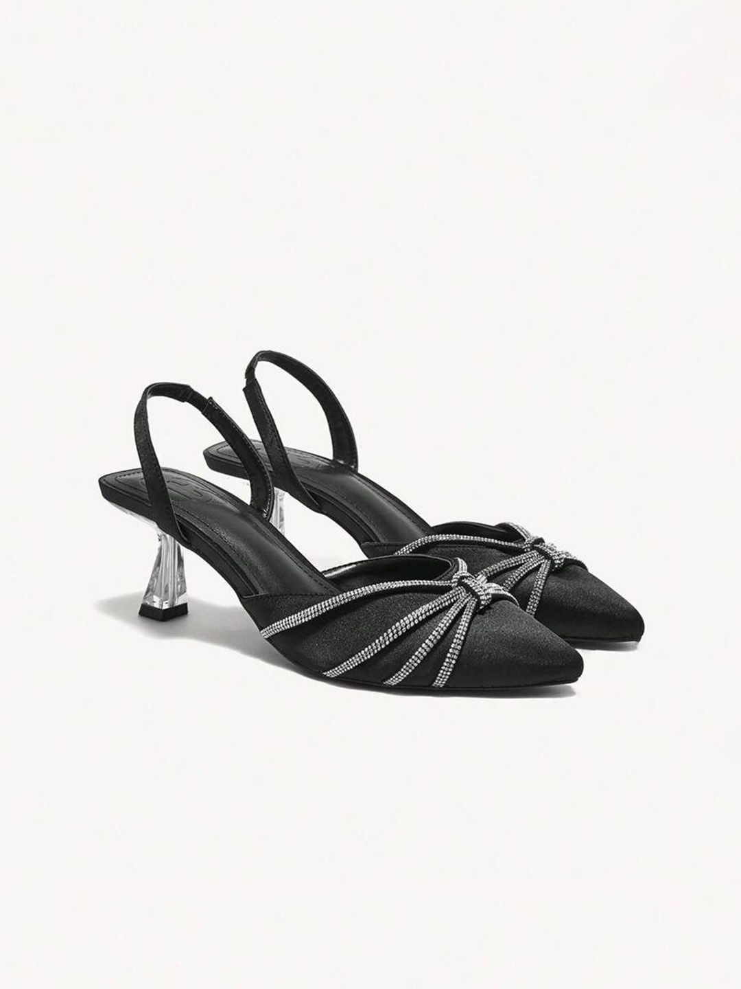 PURPLEHUNT Women Embellished Slim Heeled Mules-picture-16