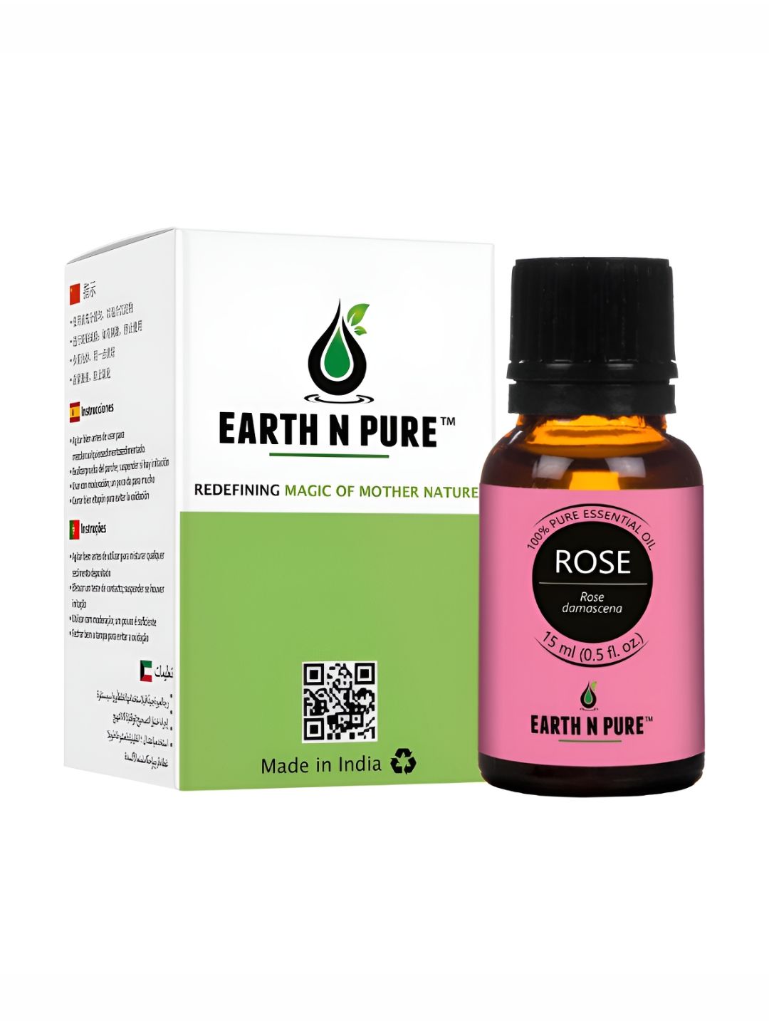 EARTH N PURE Rose Essential Oil -15ml-image-44