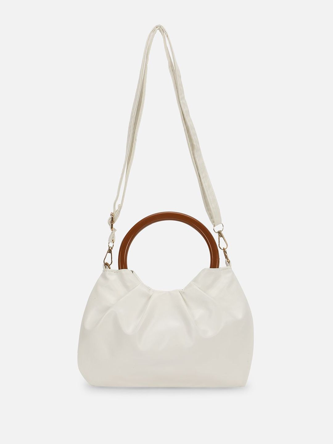 CARRY CITY Women Solid Structured Leather Sling Bag-picture-14