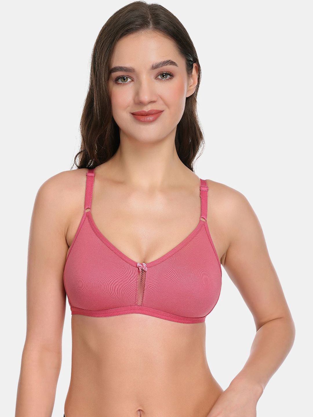 SKDREAMS Full Coverage Seamless Non Padded T-Shirt Bra-picture-12