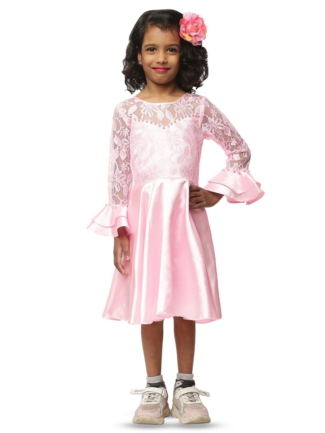 Wow Princess Satin A-Line Dress-picture-35